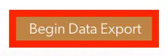 Collaborative Care - Billing Insights Logic: Begin Data Export button