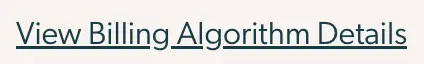 Mirah Collaborative Care Billing Insights - View Billing Algorithm Details link