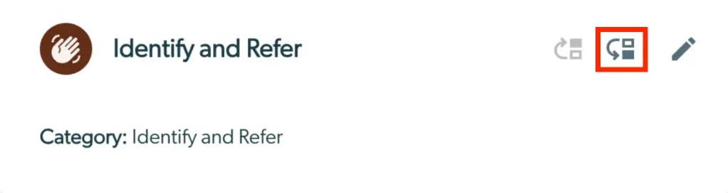Mirah Collaborative Care Identify and Refer phase configuration screen