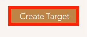 Mirah Collaborative Care Implementation Targets Create Target button