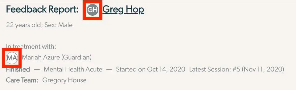 Mirah Enhanced Feedback Report for Greg Hop