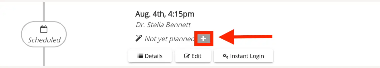 Mirah Measurement Protocol Tool - Scheduled Appointment with Dr. Stella Bennett on August 4th